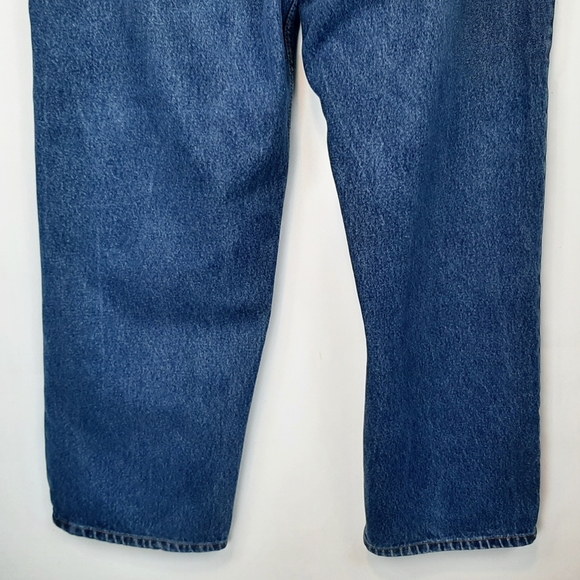 Cat's Eye Mens Straight Leg Denim Jeans Dark Wash Size Classic High Rise 38x30 - Picture 12 of 15